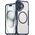 Hurtel Etui silikonowe Leading Series MagSafe do iPhone 16 - niebieskie 14202310 5907769365096