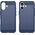 Hurtel Etui silikonowe Carbon Case do iPhone 16 Plus - niebieskie 14202338 5907769364785