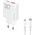 Ładowarka Dudao Ładowarka sieciowa GaN Dudao A30EUL 30W USB-A / USB-C + kabel USB-C - Lightning - biała 14203621 6976625332816