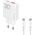 Ładowarka Dudao Ładowarka sieciowa GaN Dudao A30EUT 30W USB-A / USB-C + kabel USB-C - USB-C - biała 14203628 6976625332809