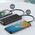 Powerbank Choetech Powerbank Choetech B654 10000mAh 22.5W USB-A / USB-C / micro USB z wbudowanym kablem USB-C / Lightning - czarny 14205356 6932112106087