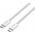 Kabel USB Unitek Unitek Kabel w oplocie zwijany magnetycznie USB C PD 100W biały 1m 14221932 4894160054821