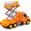 Polesie AUTO CIEZAR Z PODNOSNIK 33CM DZ/SW WADERP WB8 14222741 4810344089779