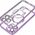 OEM Futerał ELECTRO MAG COVER kompatybilny z MagSafe do IPHONE 16 fioletowy 14243214 5903396304101