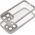 OEM Futerał VARIETE do IPHONE 16 Plus stalowy 14243259 5903396306679