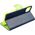 OEM Kabura FANCY Book do IPHONE 16 Pro granatowo limonkowy 14243388 5903396314728