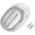 Mysz Hoco HOCO mysz komputerowa bezprzewodowa 2,4G 1600 dpi GM34 szaro biała 14243855 6942007632799