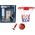 LeanToys Zestaw Do Gry w Koszykówkę Obręcz Piłka Pompka 14247307 5905991031147