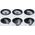 Paulmann Oprawa do wbudowania ANMUS LED DIM 5W 700lm 105mm 2700K-6500K IP20 230V czarny / aluminium 14253338 4000870922576