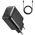 Ładowarka Joyroom Ładowarka Joyroom JR-TCF23 sieciowa USB-C 25W SFC / PPS / PD - czarna + kabel USB-C / USB-C 1m 14254270 6956116723453
