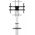 Art MOBILNY STOJAK+UCHWYT DO TV 37-86" 50KG S-11-AL ART Vesa 600x400 one size 14255075 5906721172734