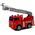 LeanToys Wóz Strażacki Straż Pożarna z Drabiną na Baterie z Wodą 1:20 LEAN Toys 14255156 5905991018414