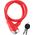 Dunlop Dunlop - Zapięcie do roweru spiralne na klucz 65 cm (Czerwony) 14265661 5904501203364