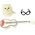 LeanToys Lalka Dla Dzieci Emily z Gitarą Okulary Długie Blond Włosy Kotek 14266323 5905515359948