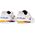 Joma Buty piłkarskie Joma Top Flex 2476 Indoor biało-czerwone TOPW2476IN 44 14273599 8445954891649