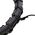 HMS ZESTAW HULA HOP HHW11 BLACK Z WYPUSTKAMI I OBCIĄŻNIKIEM + PAS BR163 BLACK PLUS SIZE HMS 14274675 5907695557695