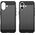 Hurtel Etui silikonowe Carbon Case do iPhone 16 - czarne 14295426 5907769364730