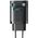 Ładowarka Joyroom Ładowarka GaN Joyroom JR-TCL02 65W USB-A USB-C z wbudowanym kablem USB-C - czarna 14397123 6956116714475