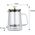 Klausberg ZAPARZACZ TŁOKOWY DO KAWY/HERBATY TERMICZNY 600ml KLAUSBERG KB-7766 14400011 5908287277663