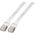 EFB EFB RJ45 Flachpatchkabel U/FTP, Cat.6A, PVC, 1m, weiß