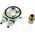 D1Spec_D Chłodnica Oleju TurboWorks 13-rzędowa 260x100x50 AN10 Silver