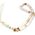 Guess Guess zawieszka GUSTPEARW Phone Strap biały/white Heishi Beads 10802291 3666339048303