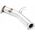 RM Motors Downpipe AUDI A4,A6 1.9 2.0 tdi 2005-2008 63,5 mm