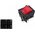 MTuning Włącznik rocker 4 PIN Red