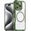 Hurtel Etui silikonowe Leading Series MagSafe do iPhone 16 Pro - zielone 14202349 5907769365195