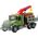 LeanToys Ciężarówka Z Dźwigiem Transport Drewna Światła Dźwięki