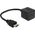 Delock HDMI HDMI x2, Czarny (65226)