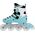 Rolki Nils Extreme NH10905 z wymienną płozą regulowane miętowe r. 35-38 6063203 5907695532791