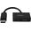 Adapter AV StarTech DisplayPort - HDMI - D-Sub (VGA) czarny (DP2HDVGA)
