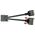 Adapter AV Lindy DVI-I - D-Sub (VGA) - DVI-D czarny (41218)