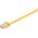 Goobay Kabel krosowy płaski patchcord U/UTP kat.6 żółty 2m (96414)