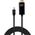 Kabel Lindy DisplayPort Mini - HDMI 0.5m czarny (40910)