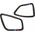 MTuning Okleina carbonowa ramki nawiewu przedniego bocznego BMW F30 F34