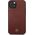 Mercedes Mercedes MEHCP13SPSQRE iPhone 13 mini 5,4" czerwony/red hardcase Leather Stars Pattern
