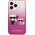 Karl Lagerfeld Karl Lagerfeld KLHCP13LTGKCP iPhone 13 Pro / 13 6,1" hardcase różowy/pink Gradient Ikonik Karl & Choupette