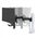Ergotron ERGOTRON Trace Dual Monitors, Panel Clamp, Bright 45-631-216 Uchwyt stołowy