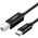 Kabel USB Ugreen USB-B - USB-C 1 m Czarny (80811) 12723452 6957303888115
