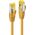 Lindy LINDY Patchkabel Cat6A RJ45 S/FTP Cat7 LSZH Kabel gelb 0,3m