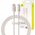 Kabel USB Baseus Baseus Habitat Series Fast Charging Cable USB to Type-C 100W 1m Wheat Pink