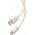 Kabel USB Baseus Baseus Habitat Series Fast Charging Cable USB to Type-C 100W 1m Wheat Pink
