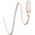 Kabel USB Baseus Baseus Habitat Series Fast Charging Cable USB to Type-C 100W 1m Wheat Pink