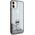 Karl Lagerfeld Karl Lagerfeld KLHCN61LKCNSK iPhone 11 / Xr 6.1" transparent hardcase Liquid Glitter Choupette