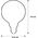 Segula Segula LED Globe 95 klar - Balance E27 3W 2200K dimmbar
