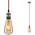 Lampa wisząca Paulmann Neordic Eldar Lampa wisząca max. 1x20W E27Czerwony/Oksydowany 230V Metal