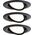 Paulmann Oprawa do wbudowania NOVA PLUS COIN LED DIM wychylna zestaw 3x6W 470lm 93mm 2700K IP65 230V czarny matowy