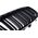 MTuning Grill sportowy podwójne żeberka Matt Black BMW 1 F20 F21 przed liftem 2011-2015